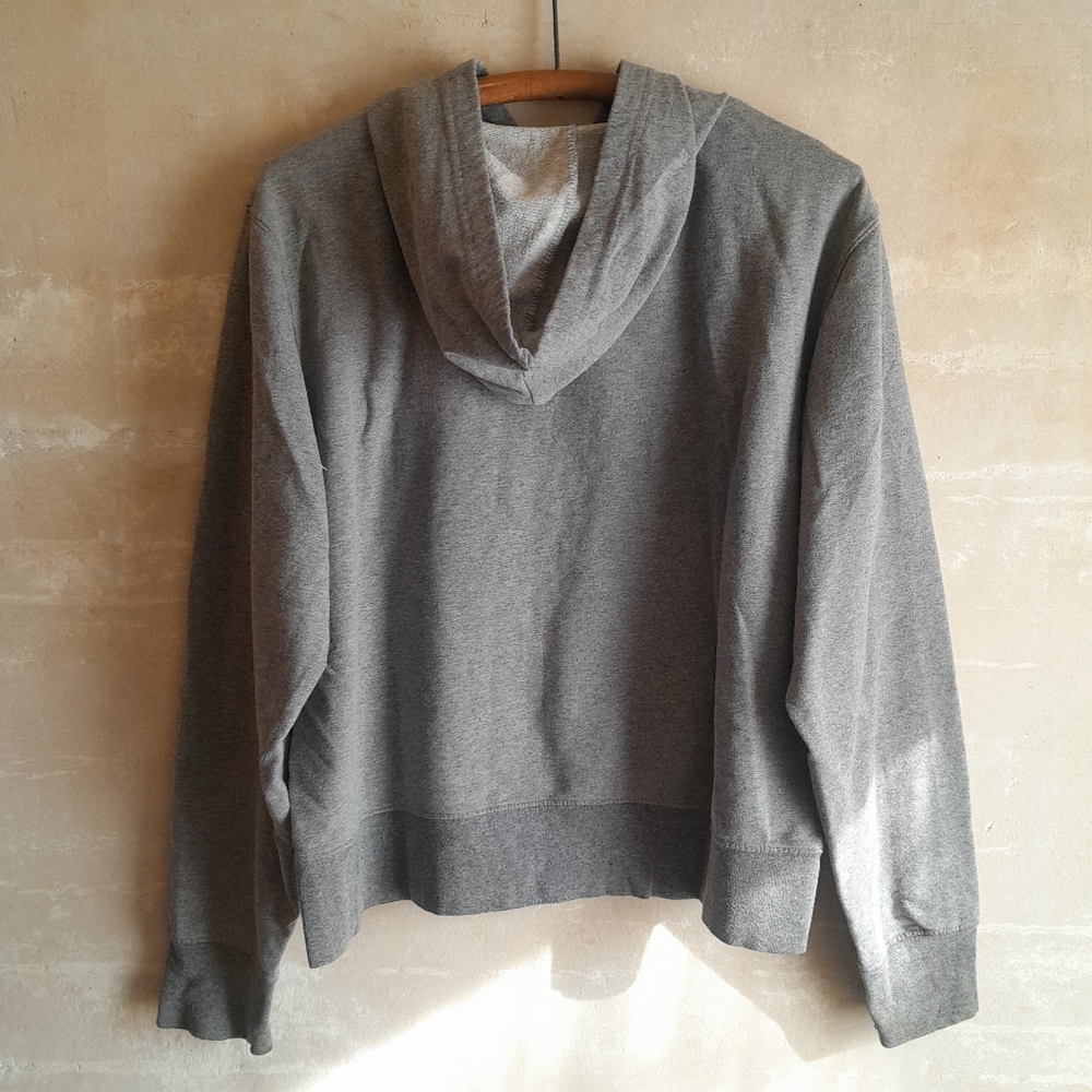 354a. gray vintage Aeropostale long sleeve embroidered y2k hoodie sweatshirt, XL - Picture 7 of 8